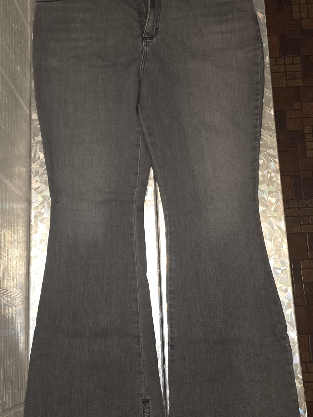 New Without Tags Lee Women's Gray Flare Jeans Size 18